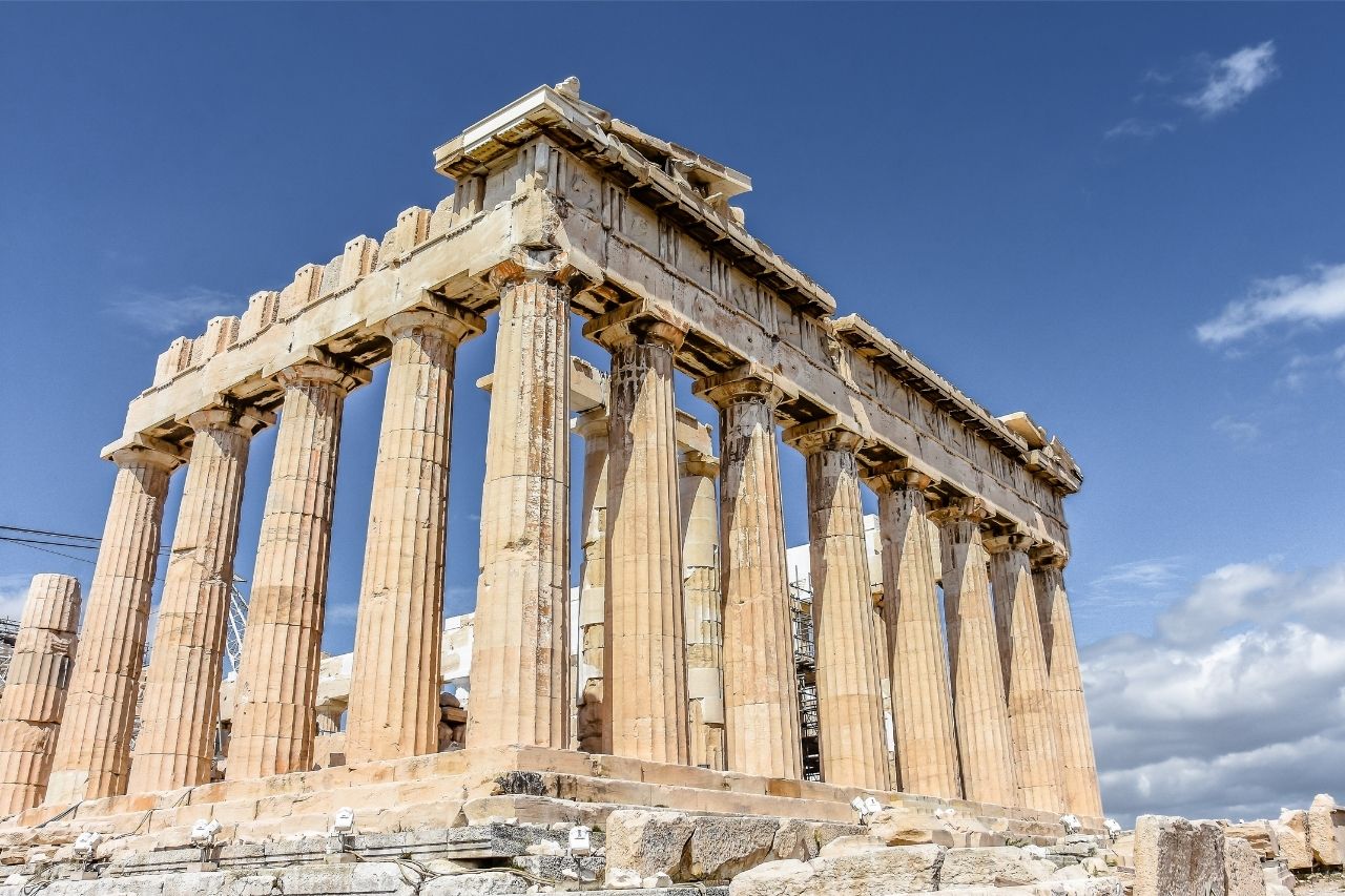 La Acrópolis de Atenas, ou templo de Atenea