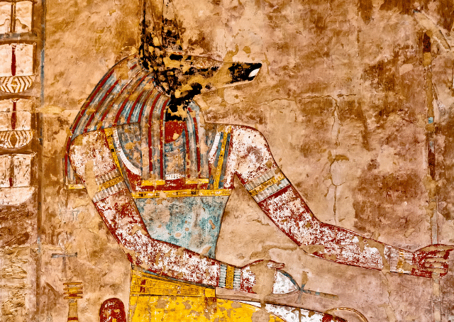 Dios egipcio da momificacion e ou embalsamamiento Anubis