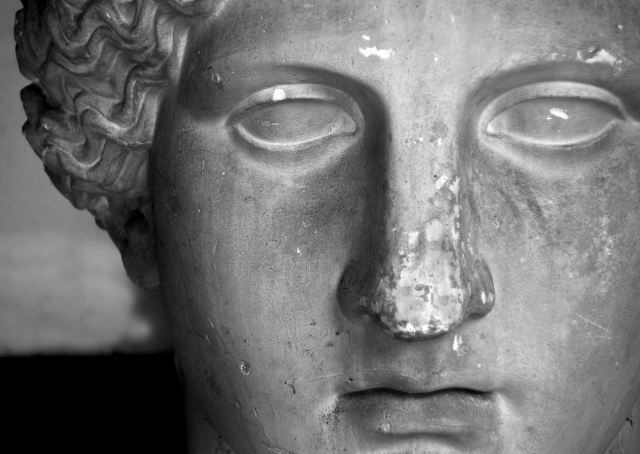 Rostro de Juno, rainha romana dos dioses