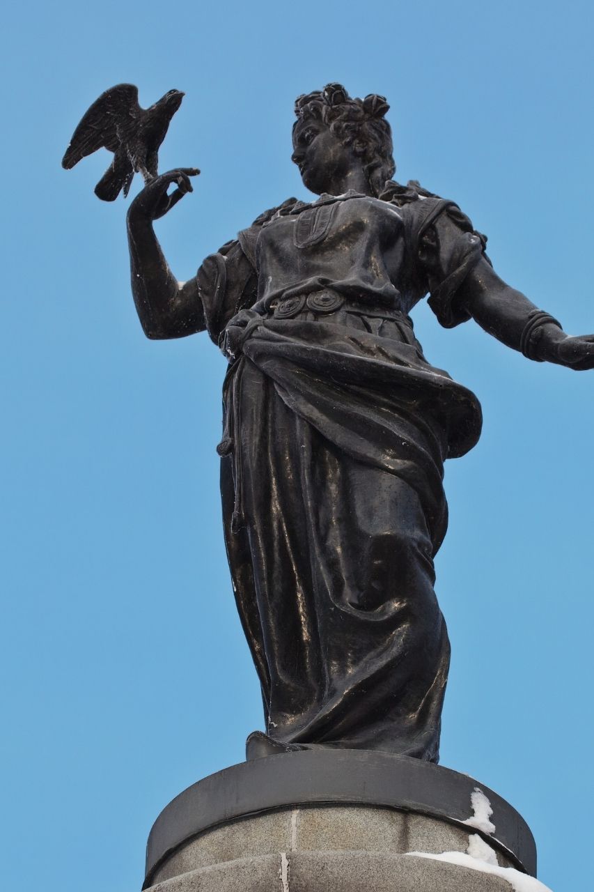 Estatua de Freya en Estocolmo