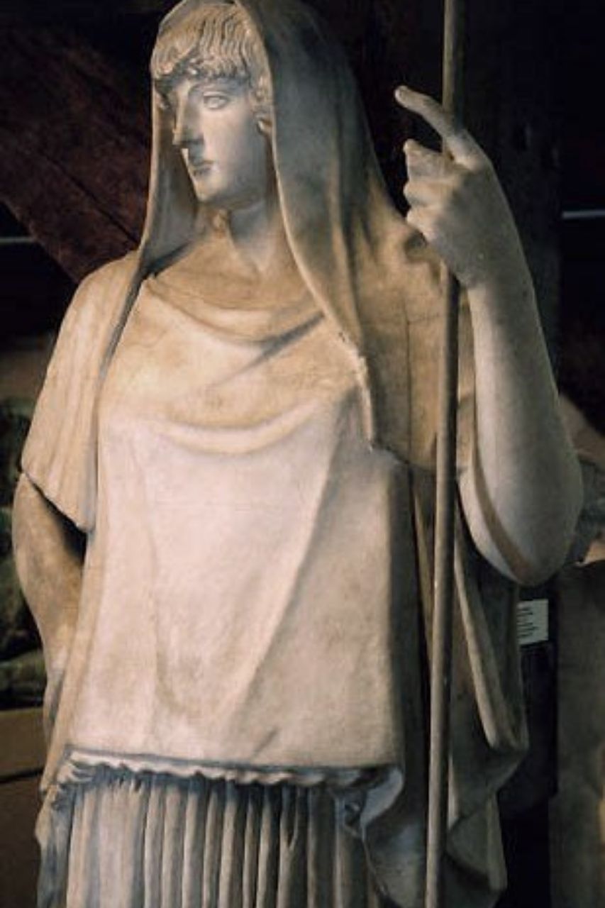 Hestia, deusa do hogar e ou fuego sagrado