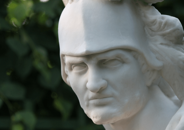 Estatua do deus romano da guerra, Mars