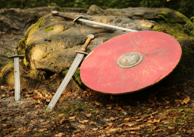 Armas utilizadas por ou deus celta Cú Chulainn