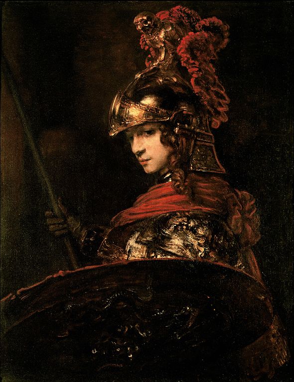 Palas Atenea ou Figura Armada de Rembrandt