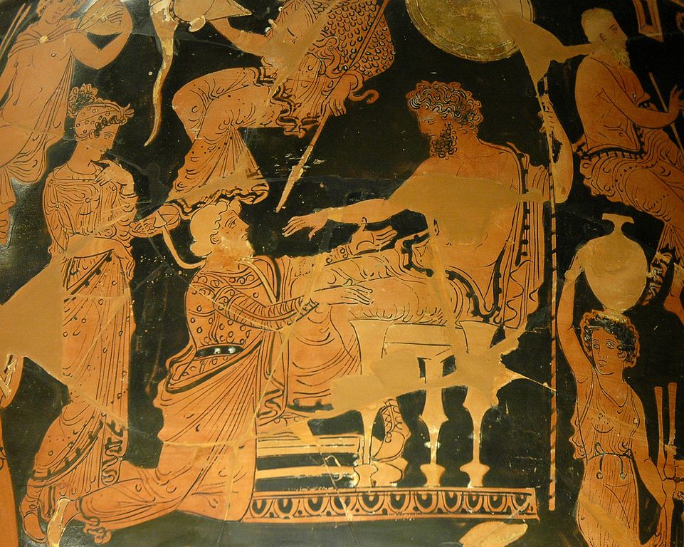 Crises e Agamenón, Louvre