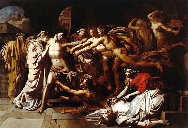 Escena de Orestes de Eurípides