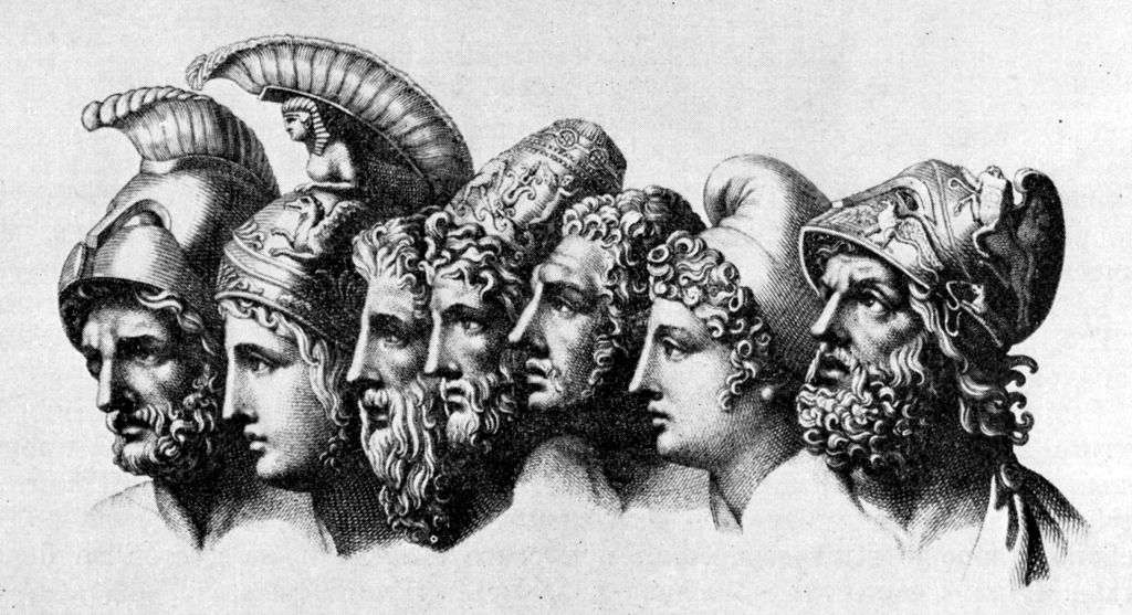 Héroes da Ilíada por Tischbein
