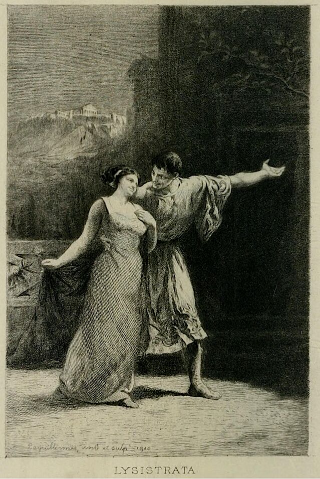 Lisístrata, mujer da comedia de Aristófanes