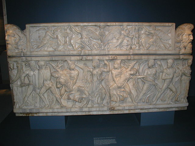 Relieve de sarcófago que representa La Orestíada