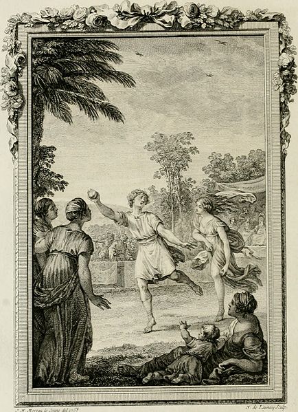 Ilustración inspirada en os Amores de Ovidio
