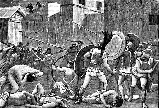 Ilustración da Guerra do Peloponeso