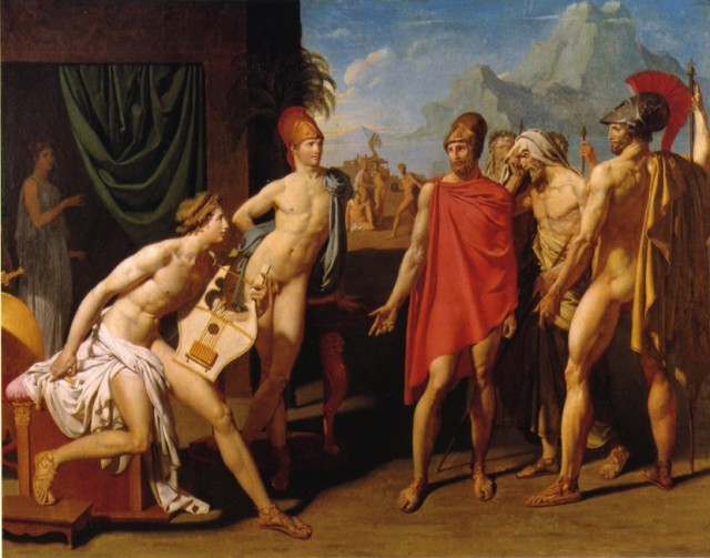Los embajadores de Agamenón por Ingres