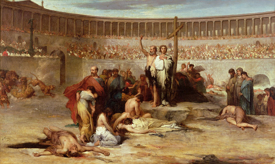 Cuadro El triunfo da fe de Eugene Thirion