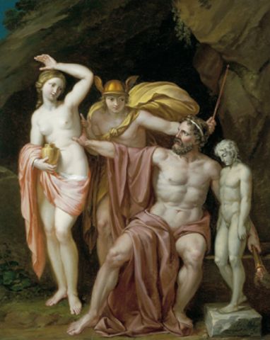 Zeus, Pandora e Hermes