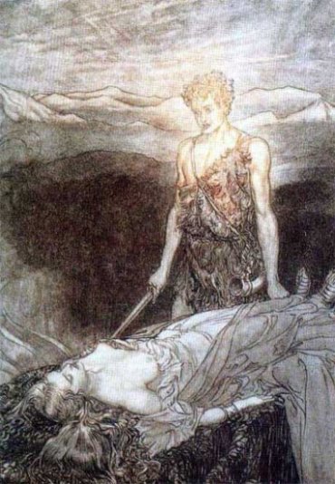 Sigurd e a dormida Brynhild
