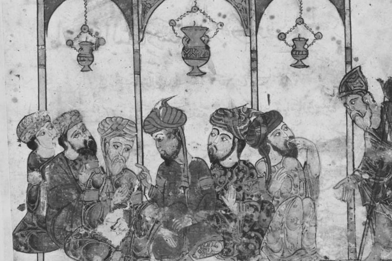 Ilustração de um qadi, juiz da sharia