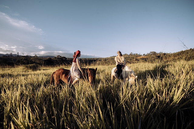 Mulheres adigues a cavalo