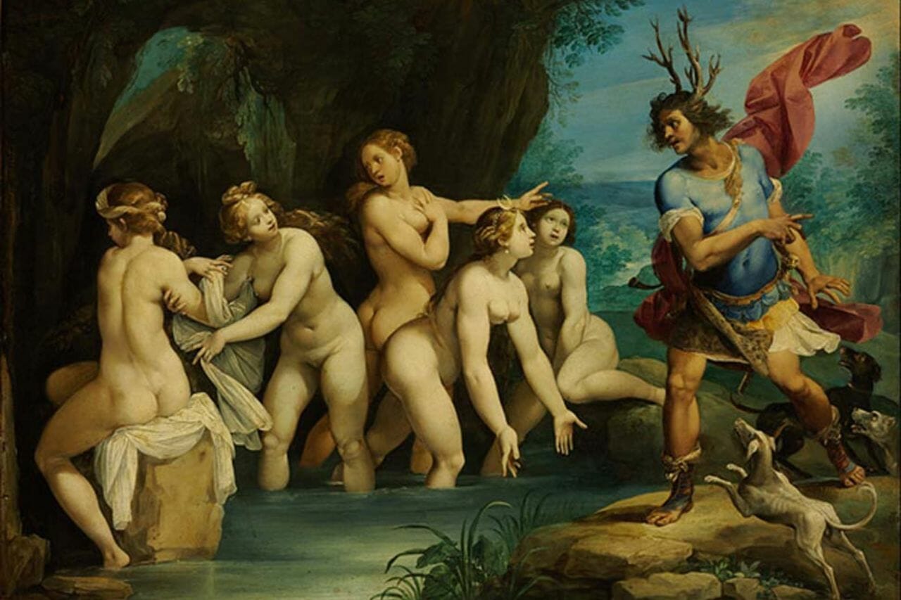 Ártemis e Actéon na mitologia grega