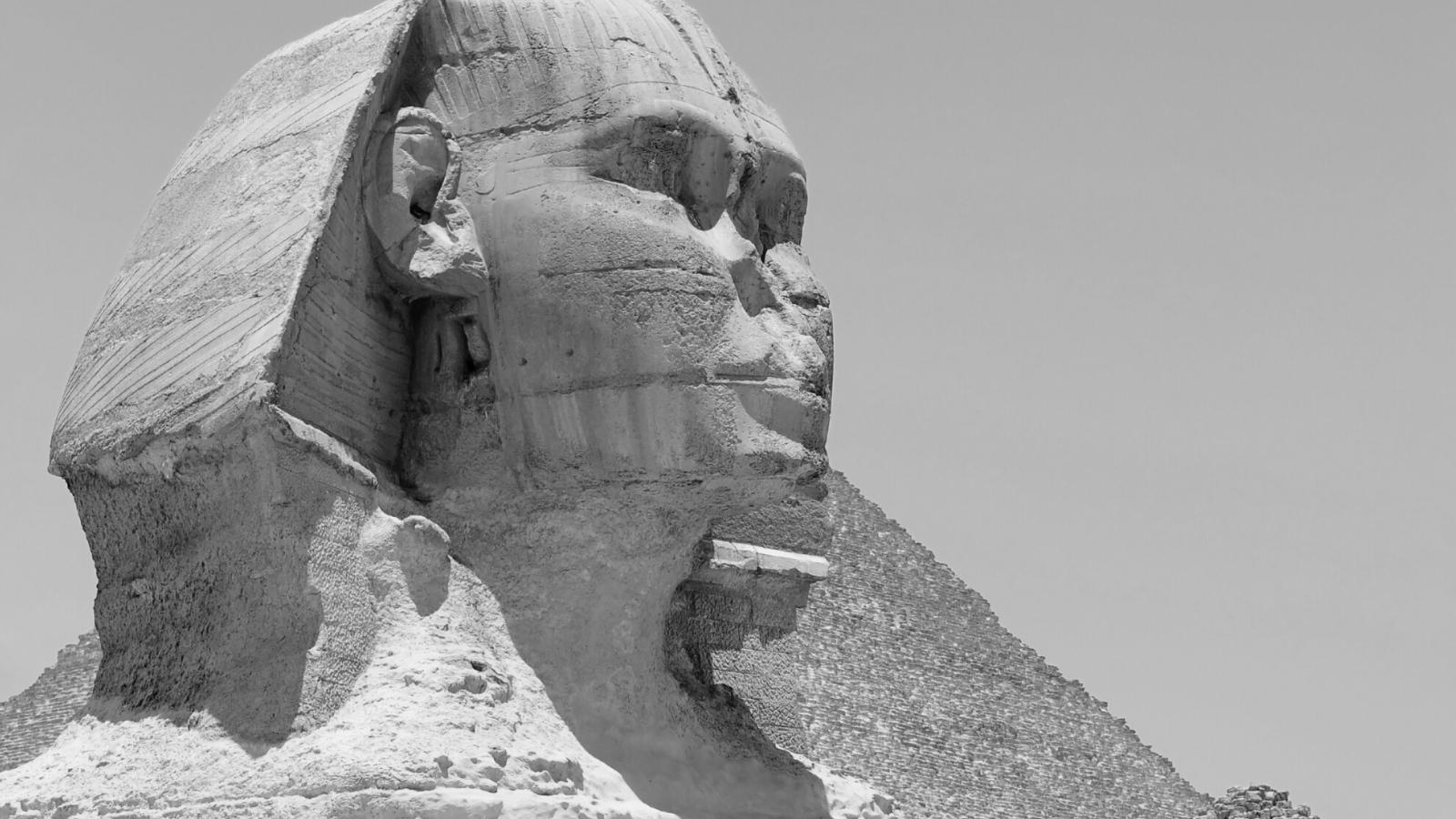 Estátua da Esfinge egípcia