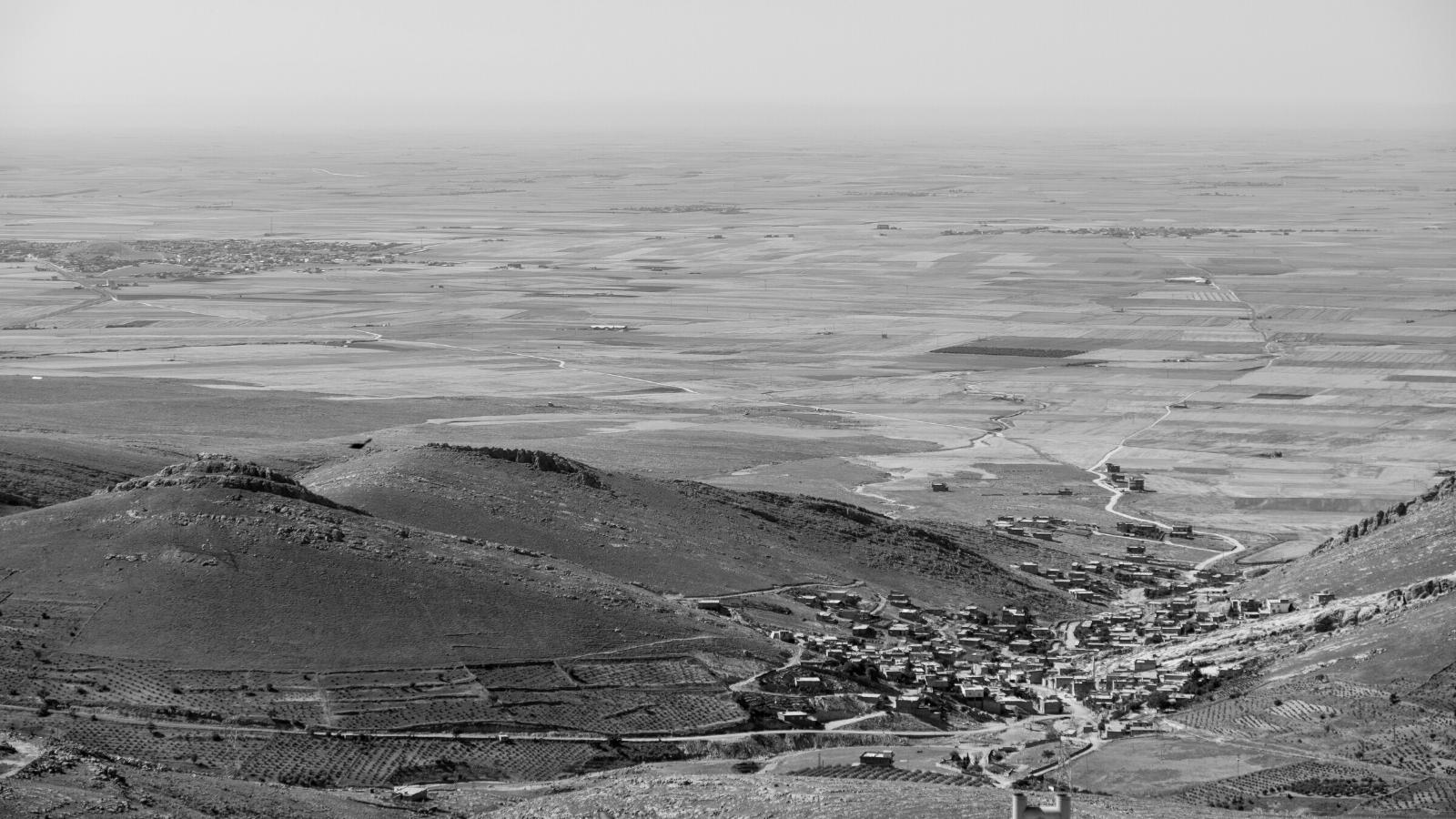 Campos na savana mesopotâmica