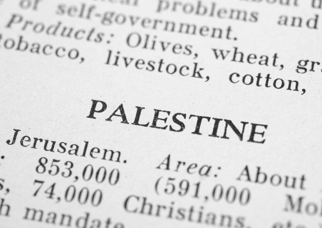 História da Palestina num livro