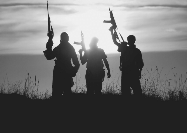 Militares iraquianos durante a guerra Irão-Iraque
