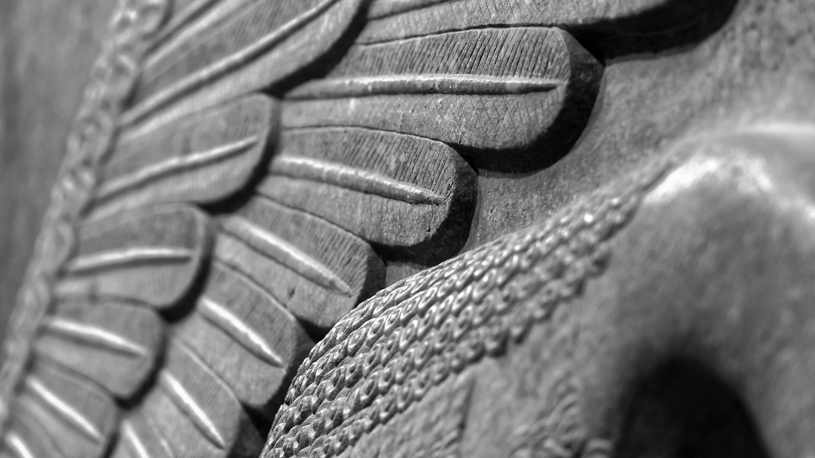Detalhe asa de Lamassu