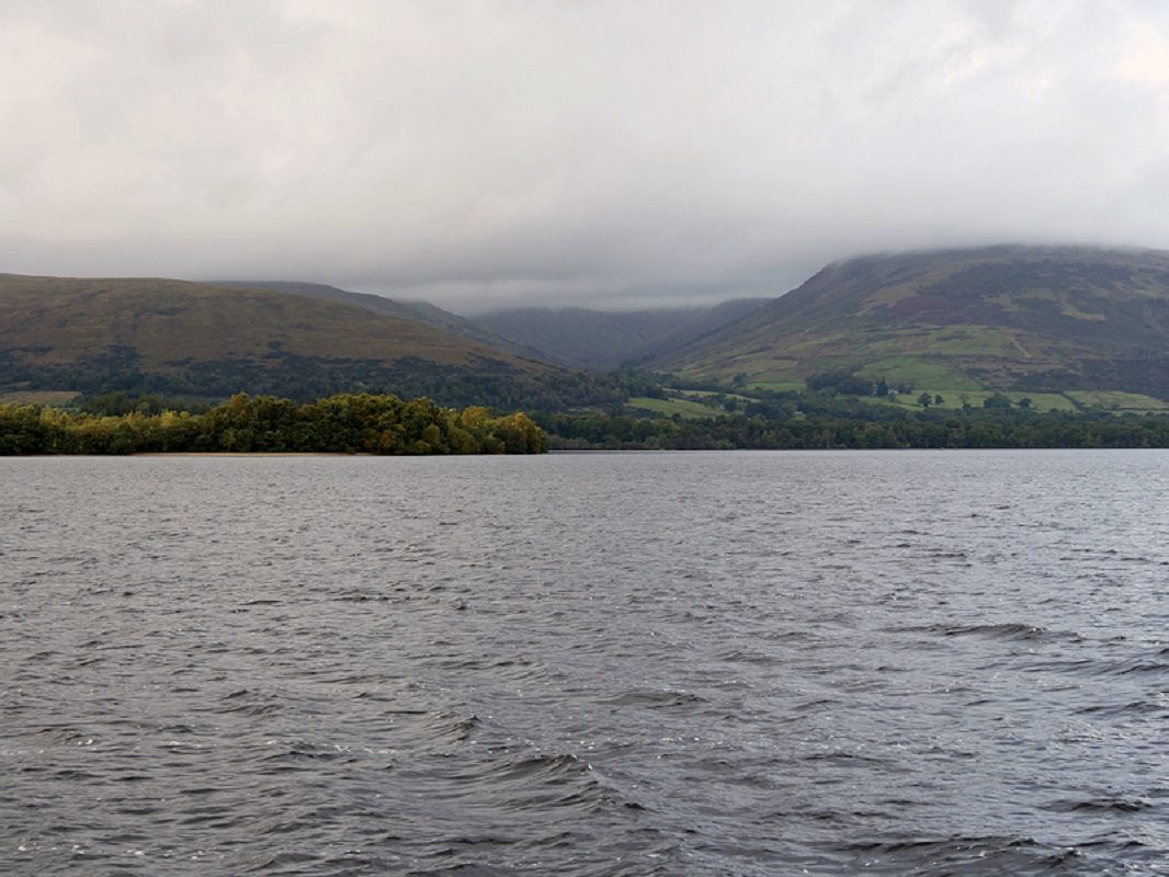 Loch Lomond, perto do possível local da Batalha de Leithreid de Aedan. Foto de David Dixon, CC-BY 2.0