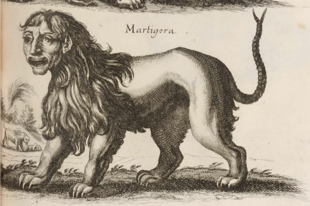 Mantícora vs Quimera: as duas criaturas híbridas das mitologias antigas