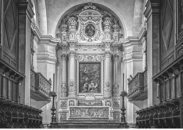 Interior de igreja melquita