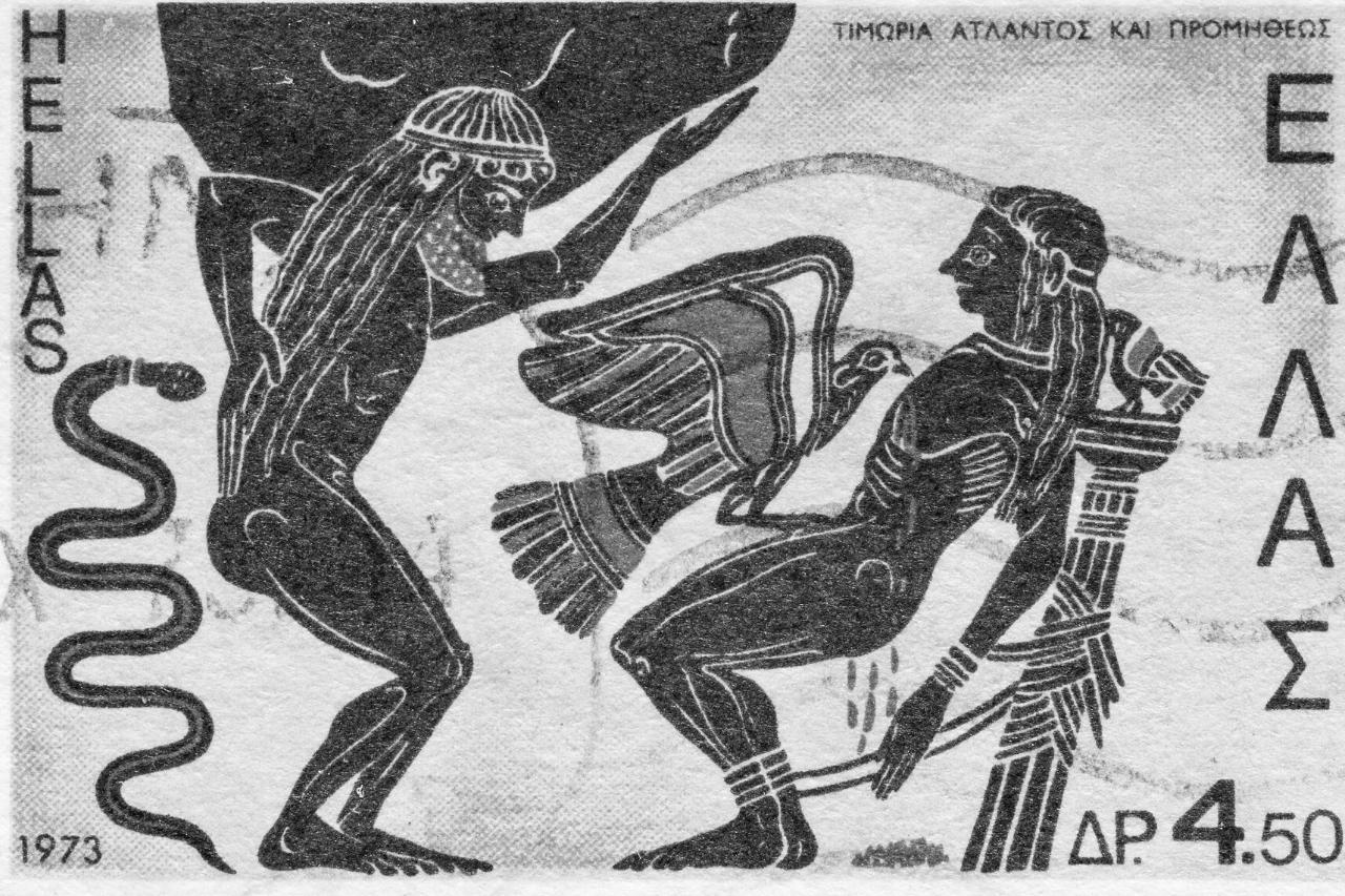 Prometeu e Zeus na cronologia da mitologia grega
