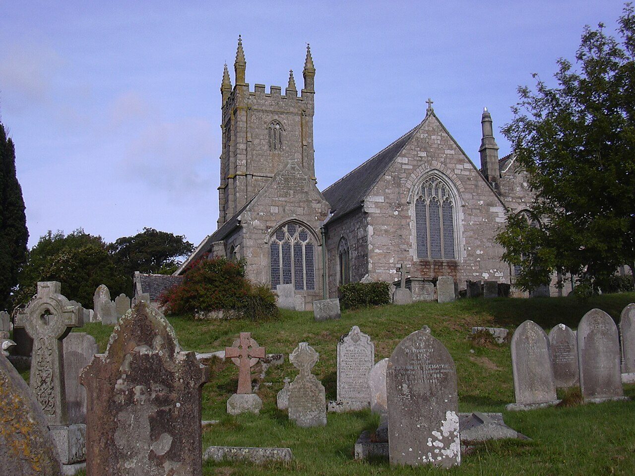 Igreja de São Constantino, possivelmente com o nome do rei Constantino, Kerrier, Cornualha