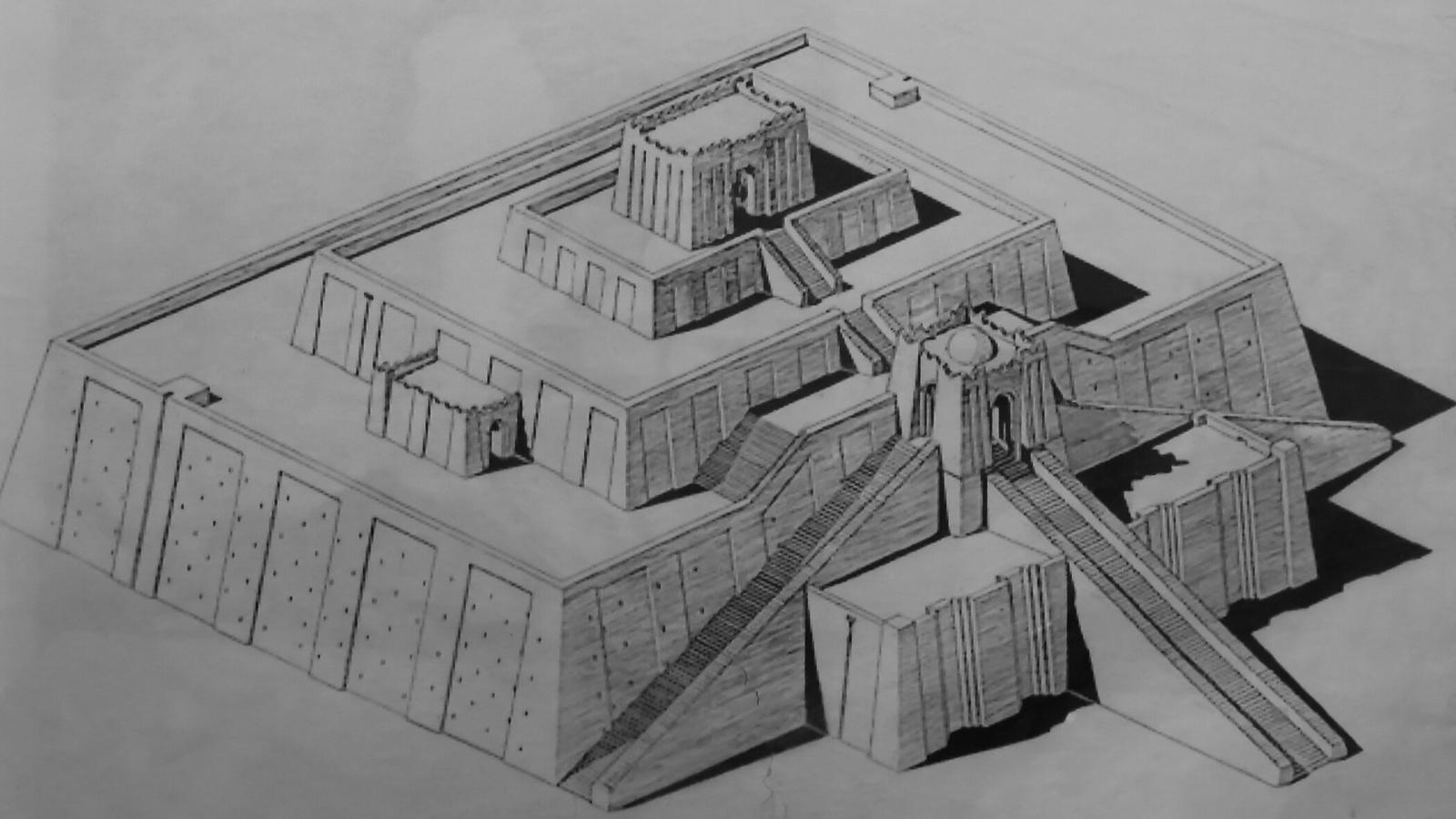 Templo sumério na Mesopotâmia