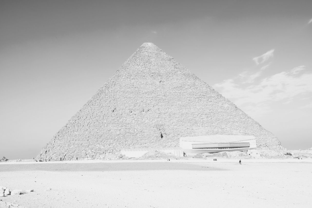 A Grande Pirâmide de Khufu em Gizé
