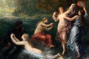 A princesa Nausícaa dos Feácios mostra a xenia