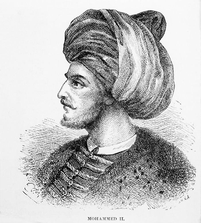 O jovem Mehmed II o Conquistador