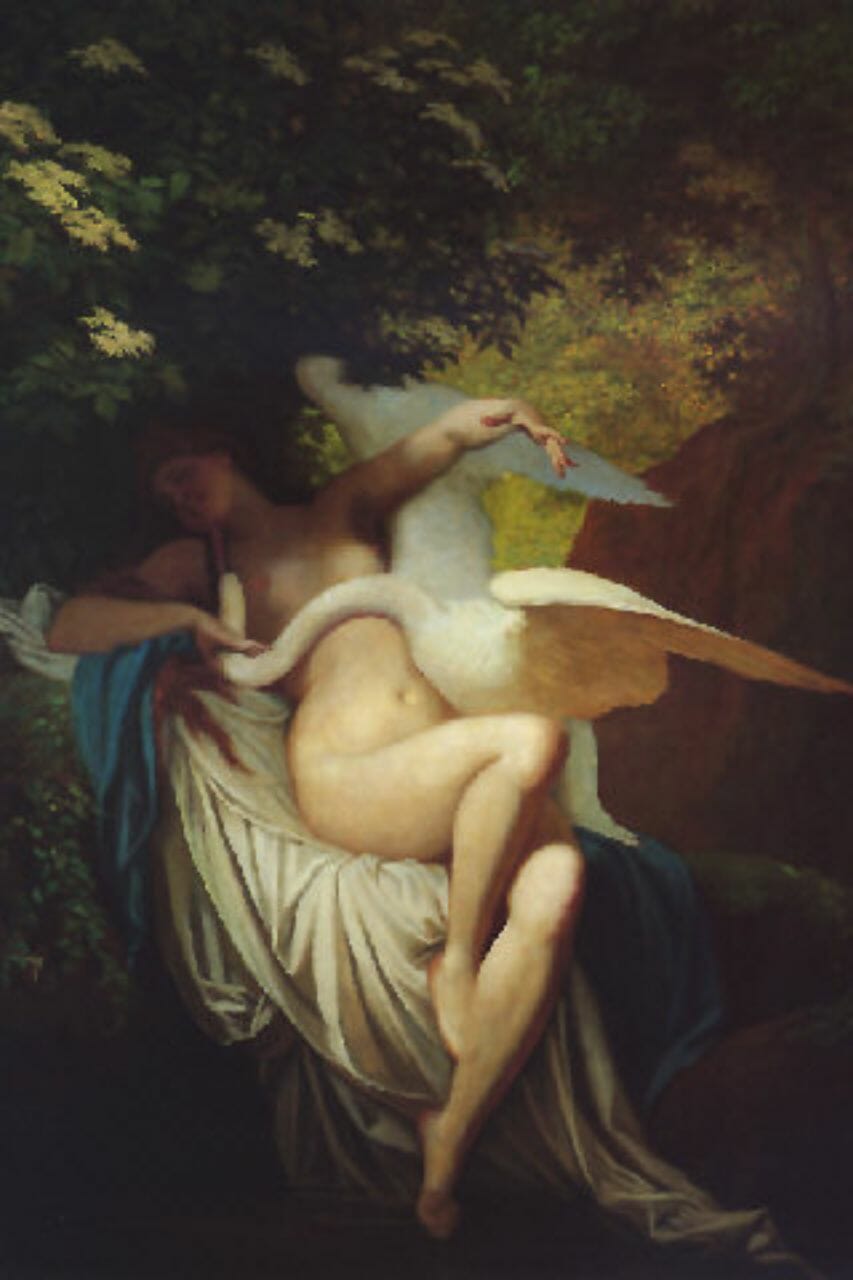 Zeus apareceu a Leda como um cisne: um relato de luxúria